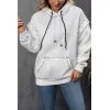 Ivy Lane Drawstring Kangaroo Pocket Dropped Shoulder Hoodie